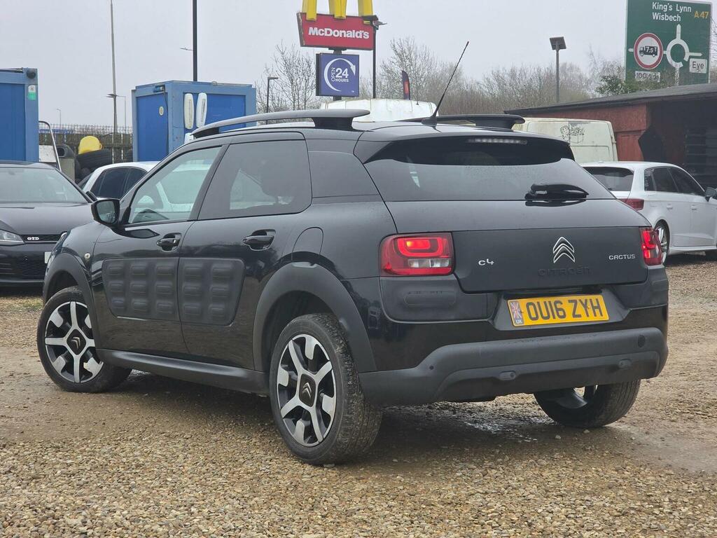 Citroen C4 Cactus Hatchback 1.6 Bluehdi Flair Euro 6 201616 OU16ZYH Black #4