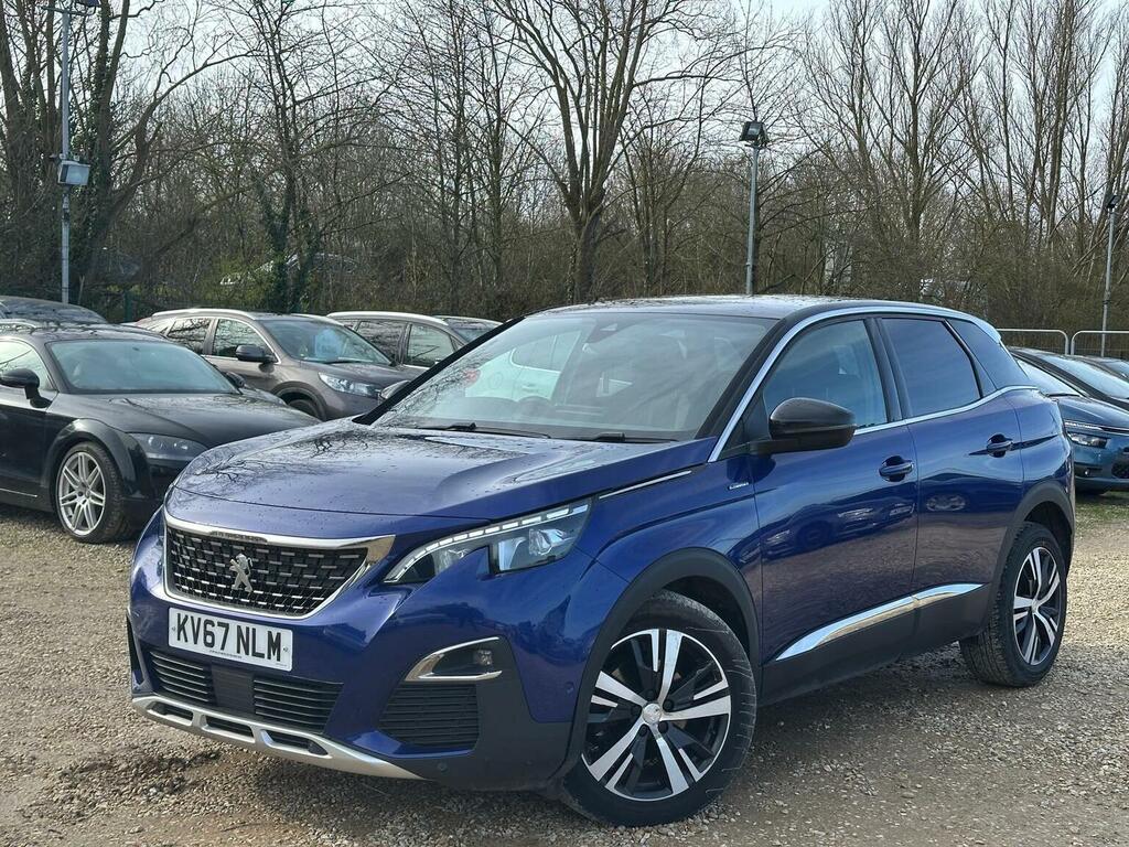 Peugeot 3008 Suv 1.6 Bluehdi Gt Line Euro 6 Ss 201767 KV67NLM Blue #2
