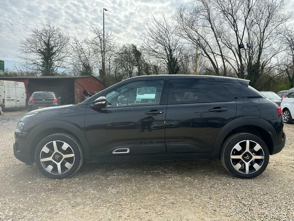 Citroen C4 Cactus Hatchback 1.5 Bluehdi Flair Euro 6 Ss 2019 KO68JXY Black #6
