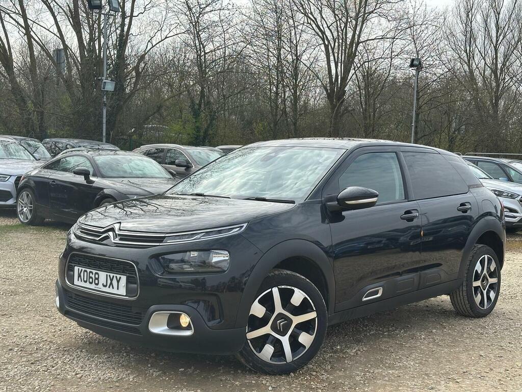 Citroen C4 Cactus Hatchback 1.5 Bluehdi Flair Euro 6 Ss 2019 KO68JXY Black #2