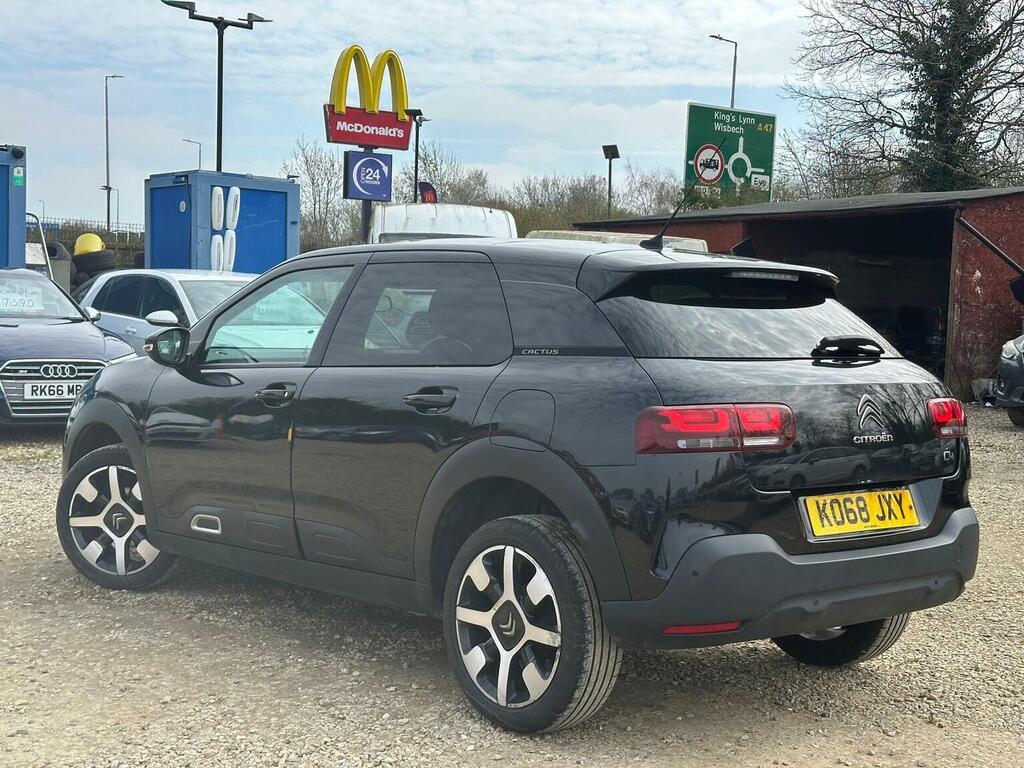Citroen C4 Cactus Hatchback 1.5 Bluehdi Flair Euro 6 Ss 2019 KO68JXY Black #4