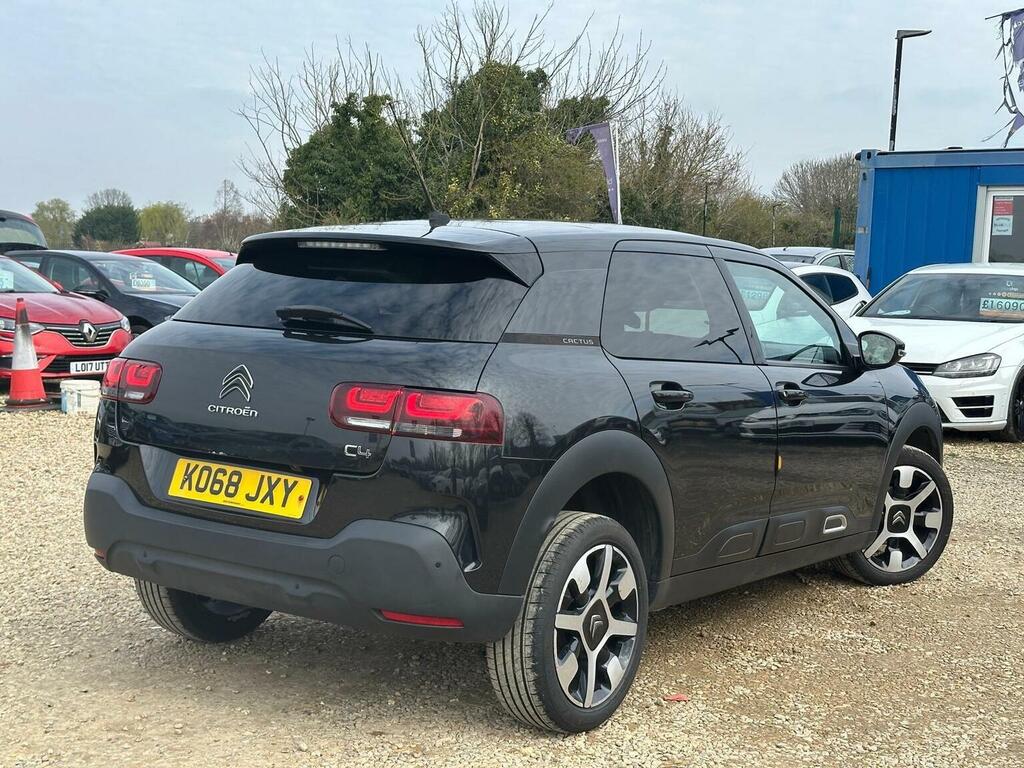 Citroen C4 Cactus Hatchback 1.5 Bluehdi Flair Euro 6 Ss 2019 KO68JXY Black #3