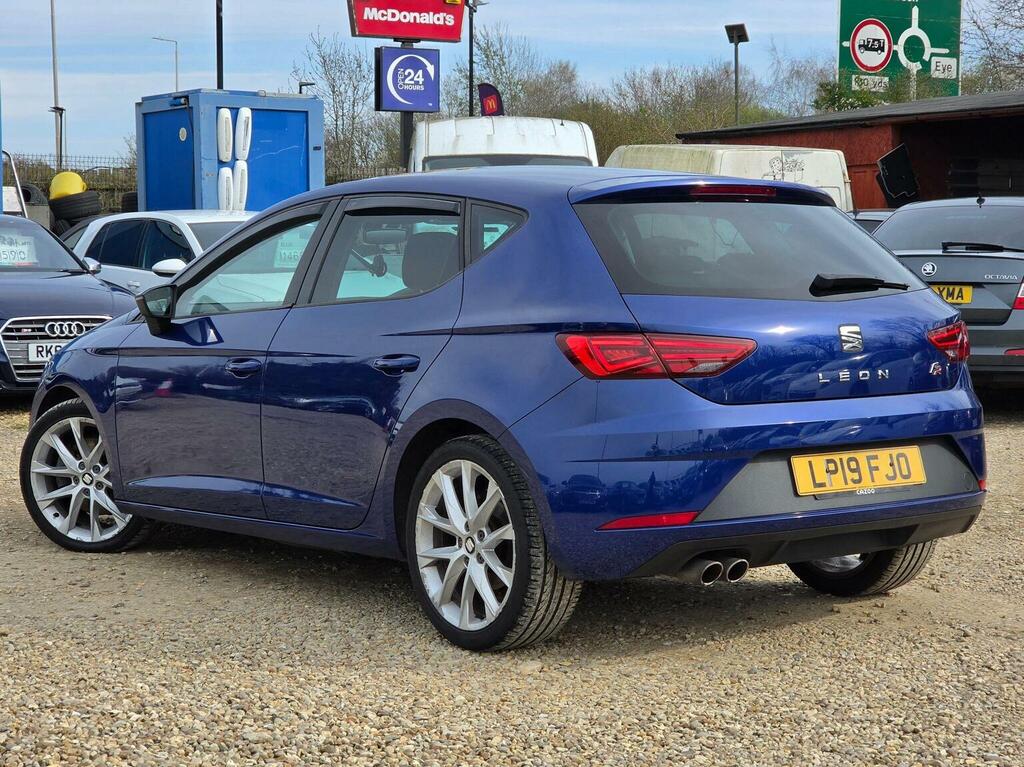 Seat Leon Hatchback 1.5 Tsi Evo Fr Sport Dsg Euro 6 Ss LP19FJO Blue #4