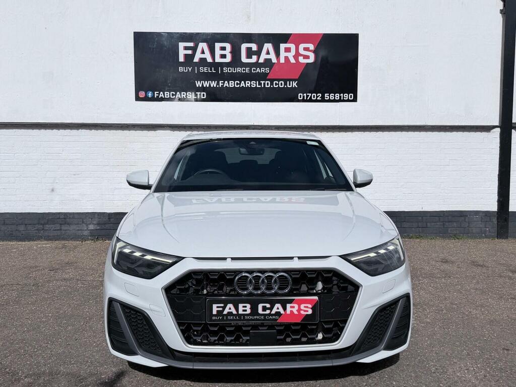 Audi A1 1.0 Tfsi 30 S Line Sportback S Tronic Euro 6 Ss DF19OCE White #3