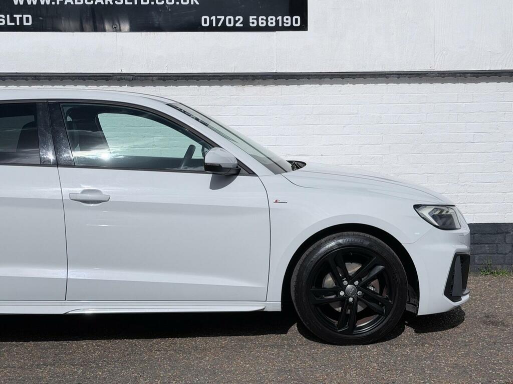 Audi A1 1.0 Tfsi 30 S Line Sportback S Tronic Euro 6 Ss DF19OCE White #6