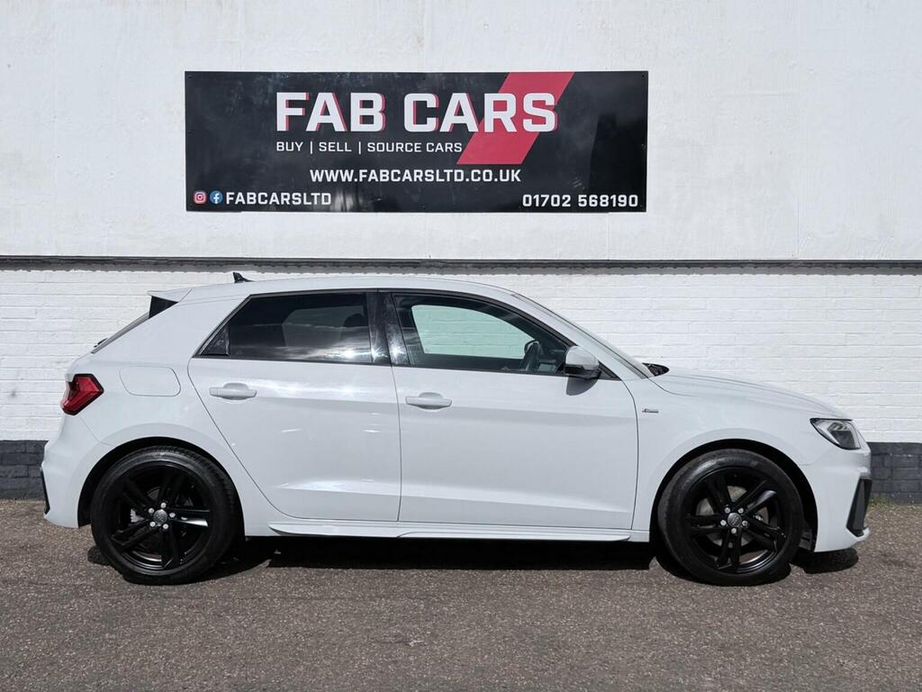 Audi A1 1.0 Tfsi 30 S Line Sportback S Tronic Euro 6 Ss DF19OCE White #5