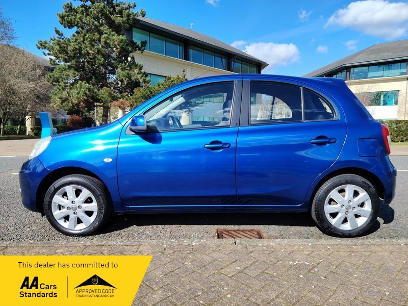 Nissan Micra 1.2 12V Acenta Hatchback RK13NNW Blue #4