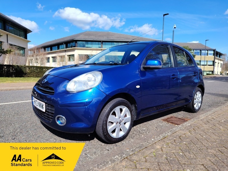 Nissan Micra 1.2 12V Acenta Hatchback RK13NNW Blue #3