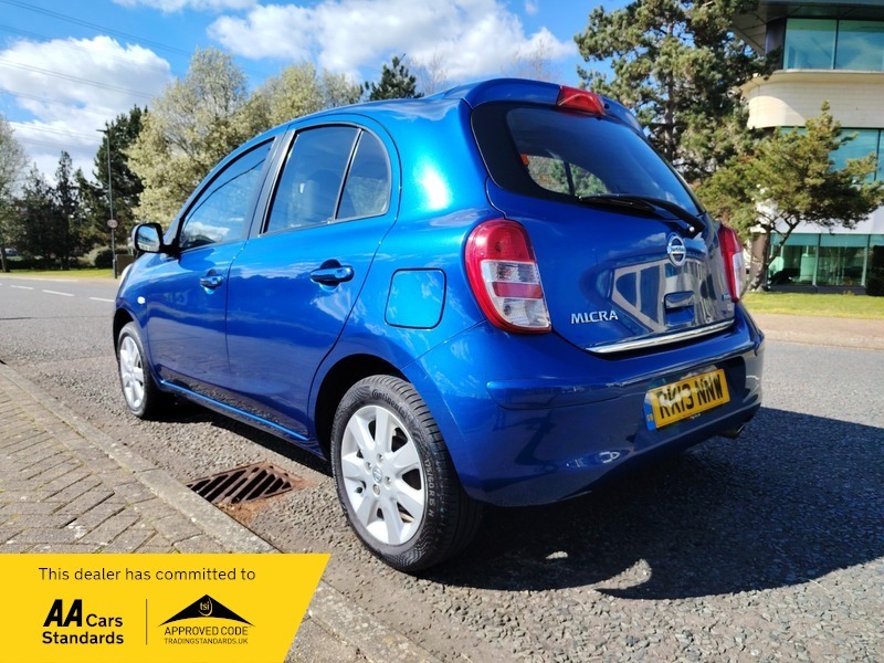 Nissan Micra 1.2 12V Acenta Hatchback RK13NNW Blue #5