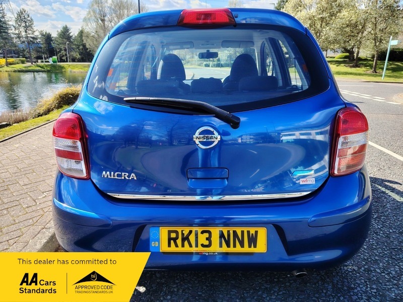 Nissan Micra 1.2 12V Acenta Hatchback RK13NNW Blue #6