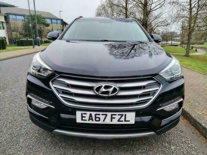 Hyundai Santa Fe 2.2 Crdi Blue Drive EA67FZL Black #2