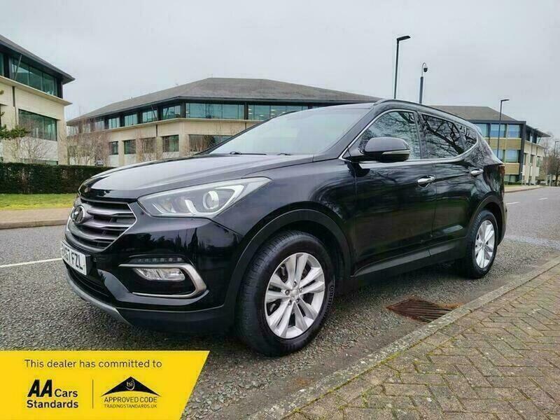 Hyundai Santa Fe 2.2 Crdi Blue Drive EA67FZL Black #3