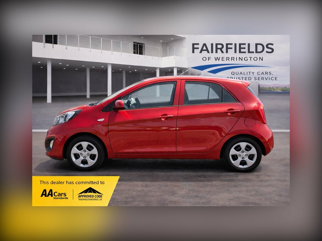 Kia Picanto 1.0 1 Hatchback Euro 5 68 Bhp Red