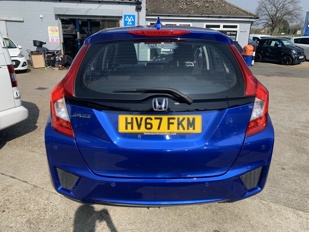 Honda Jazz Hatchback 1.3 I-vtec Se 2017 HV67FKM Blue #6
