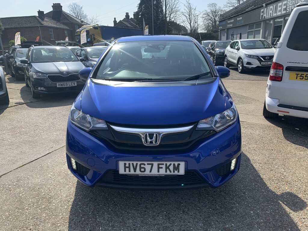 Honda Jazz Hatchback 1.3 I-vtec Se 2017 HV67FKM Blue #3