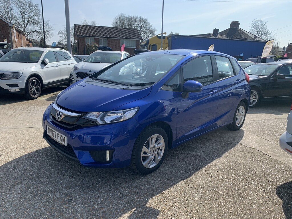 Honda Jazz Hatchback 1.3 I-vtec Se 2017 HV67FKM Blue #4