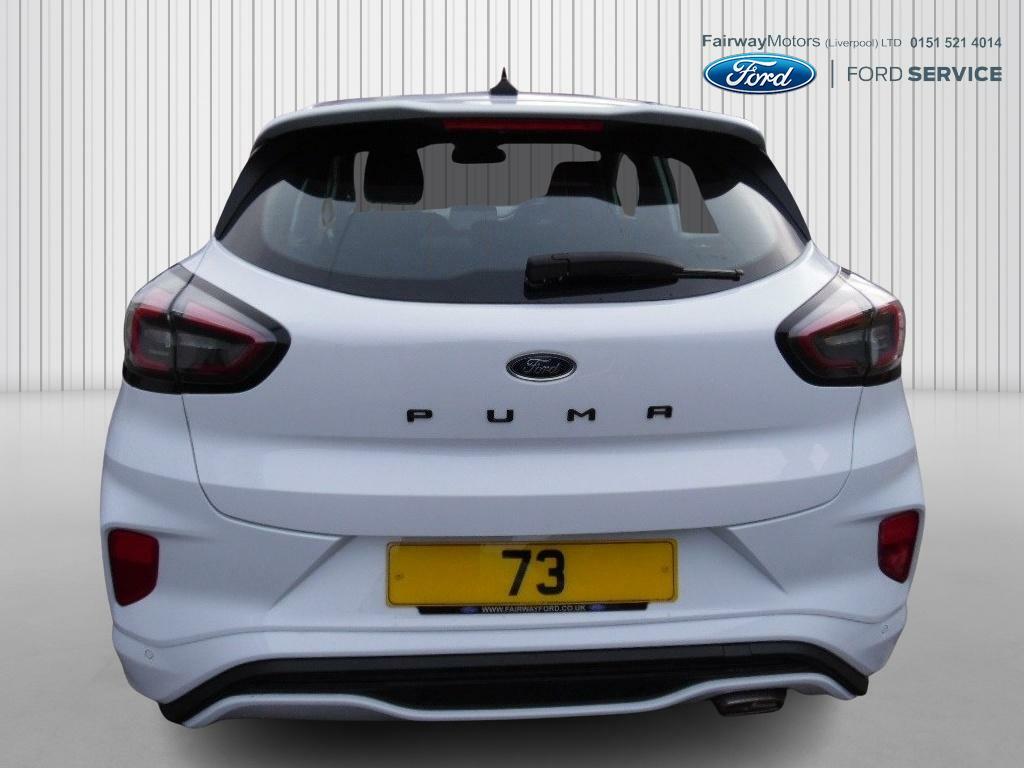 Ford Puma 1.0 St-line Mhev SXZ9263 White #4