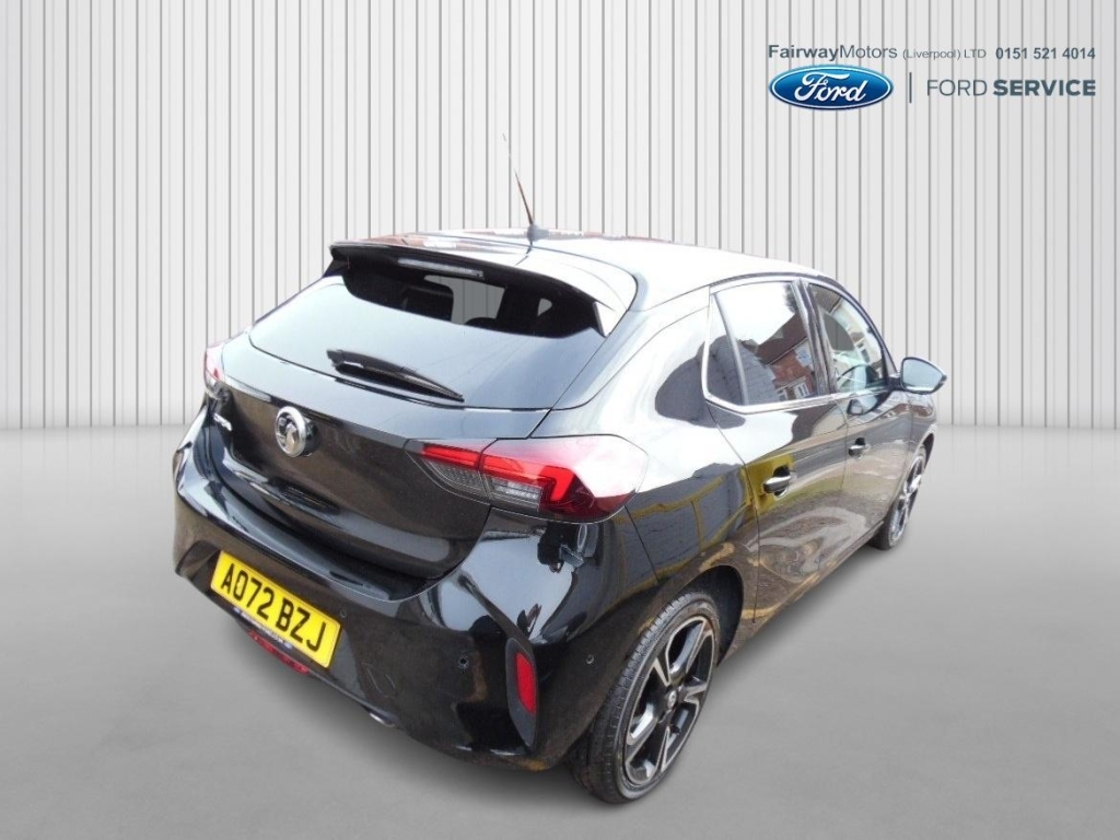 Vauxhall Corsa 1.2 Turbo Ultimate Hatchback AO72BZJ Black #3