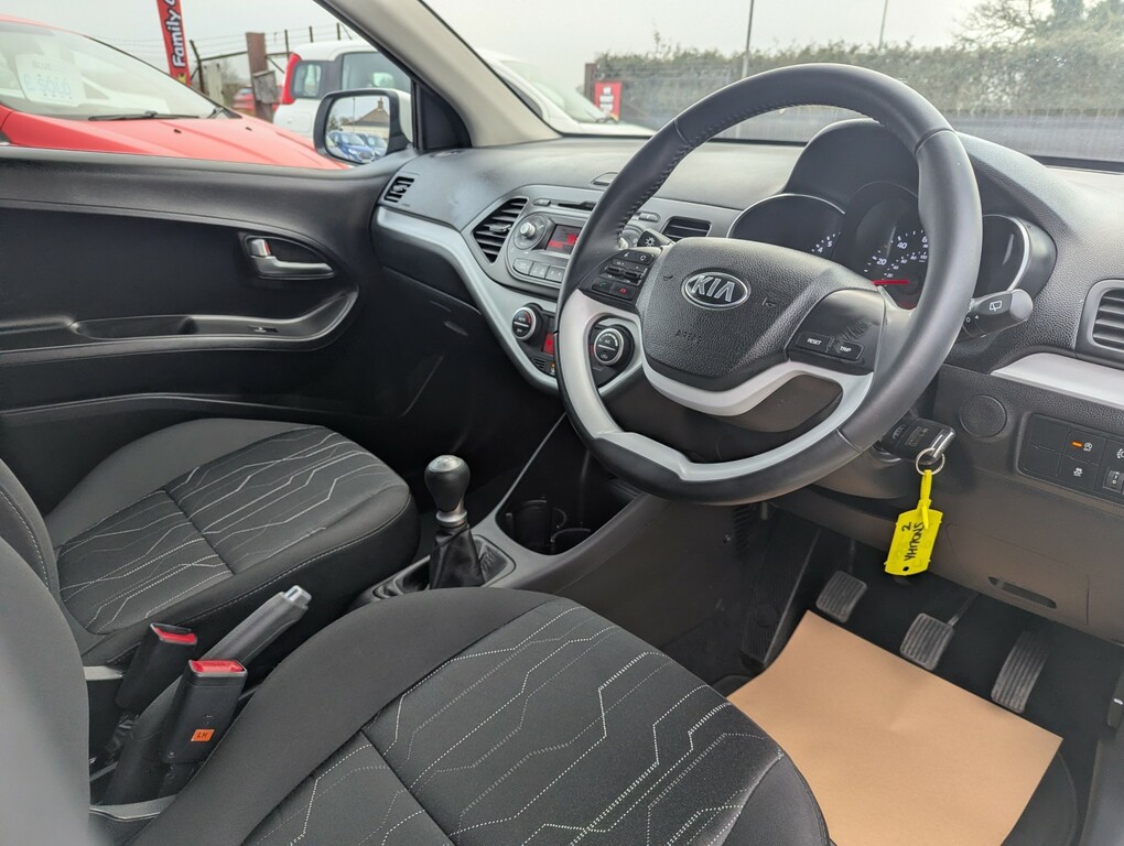 Kia Picanto Hatchback 1.0 Ecodynamics Se 201717 YH17ONS White #4