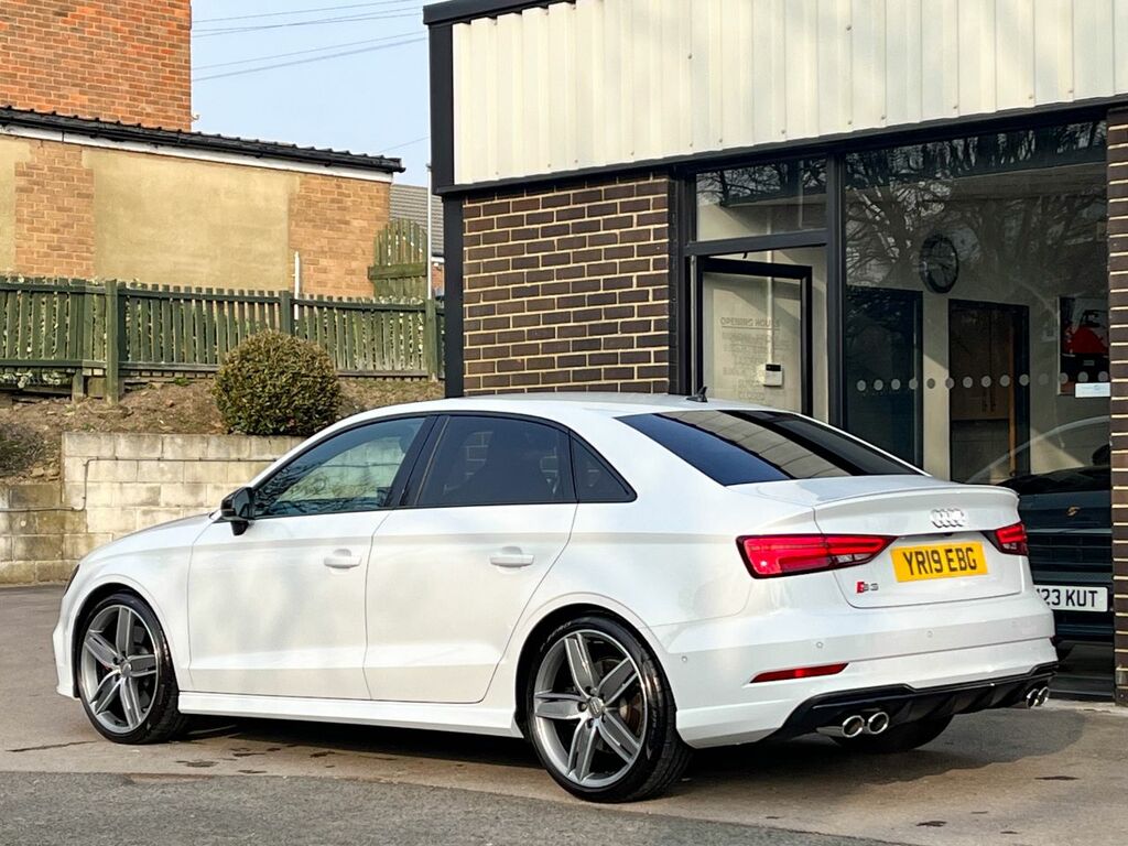 Audi S3 2.0 Tfsi Black Edition Quattro Saloon S-tronic 300 White #4