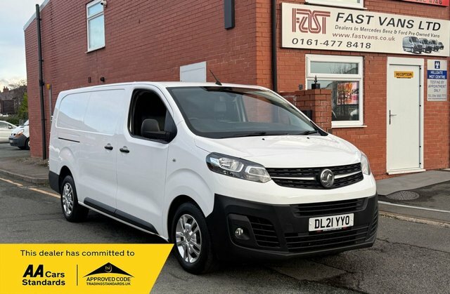 Vauxhall Vivaro 1.5 2900 Cdti L2 H1 Lwb Low Roof Dynamic 100 Bhp White