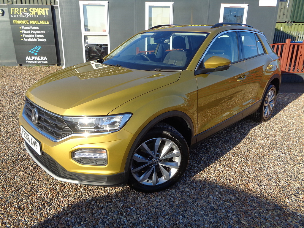 Volkswagen T-Roc Tsi Se FE68AWP Yellow #4
