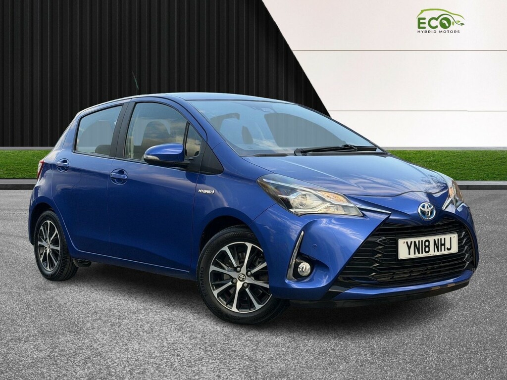 Toyota Yaris Hatchback 1.5 Vvt-h Icon Tech 201818 YN18NHJ Blue #2