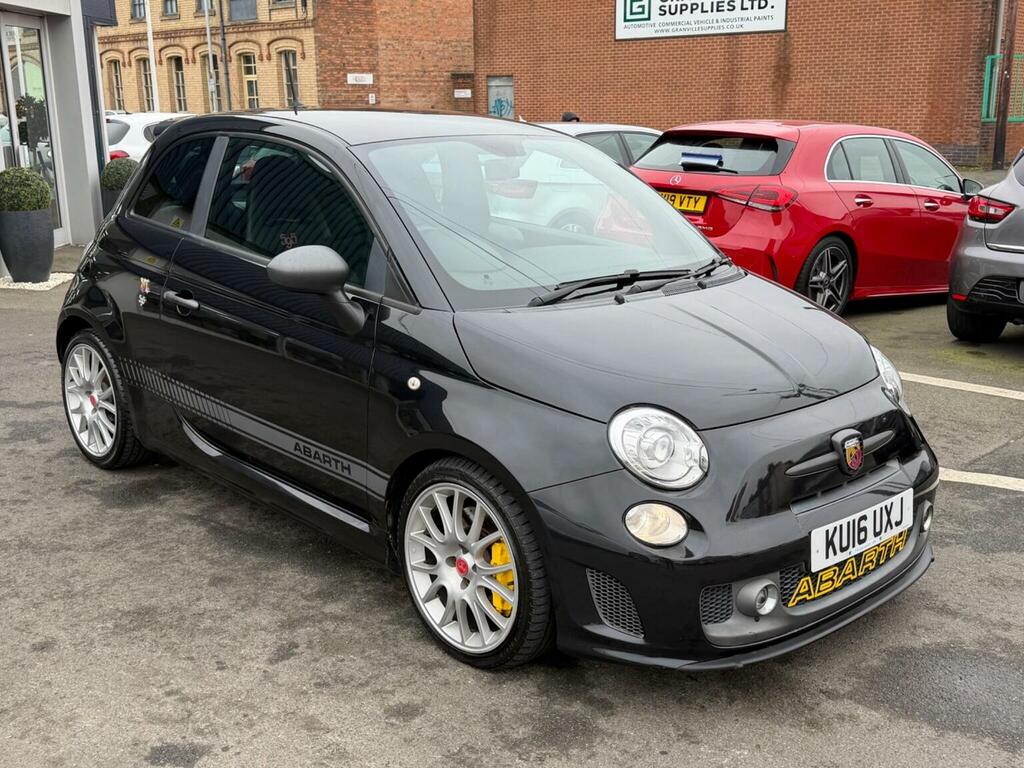 Abarth 595 Hatchback 1.4 T-jet Competizione Euro 6 2016 KU16UXJ Black #4