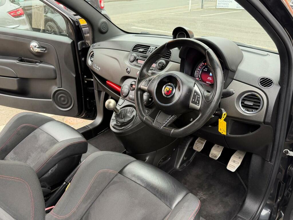 Abarth 595 Hatchback 1.4 T-jet Competizione Euro 6 2016 KU16UXJ Black #3