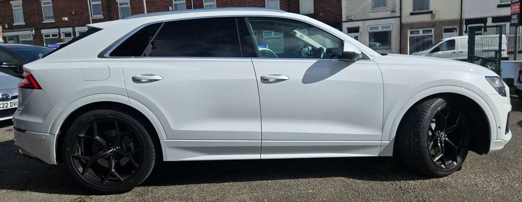 Audi Q8 3.0 Tfsi V6 55 S Line Suv Tiptronic Qua White #6