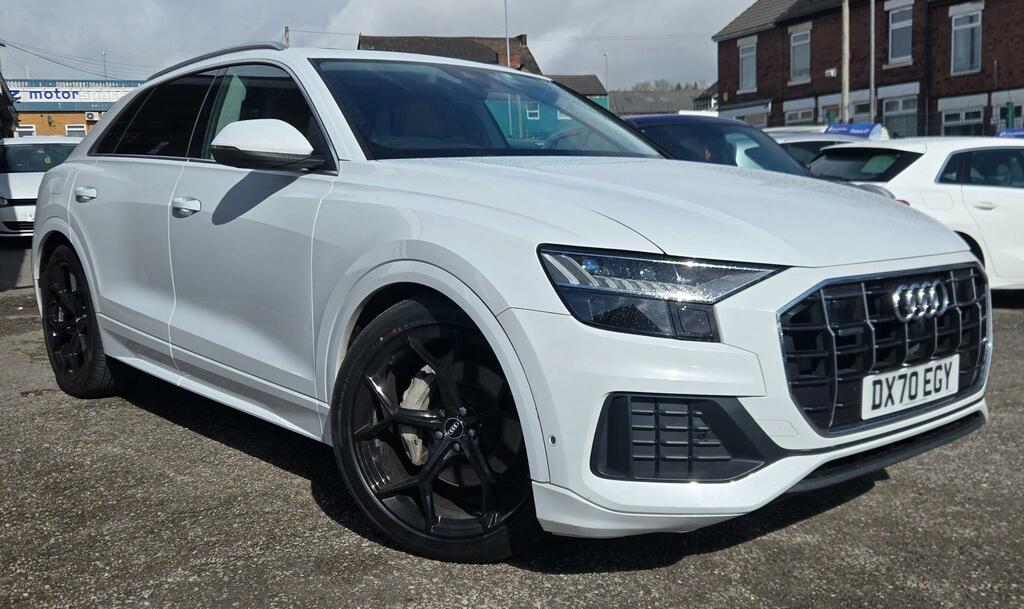 Audi Q8 3.0 Tfsi V6 55 S Line Suv Tiptronic Qua White