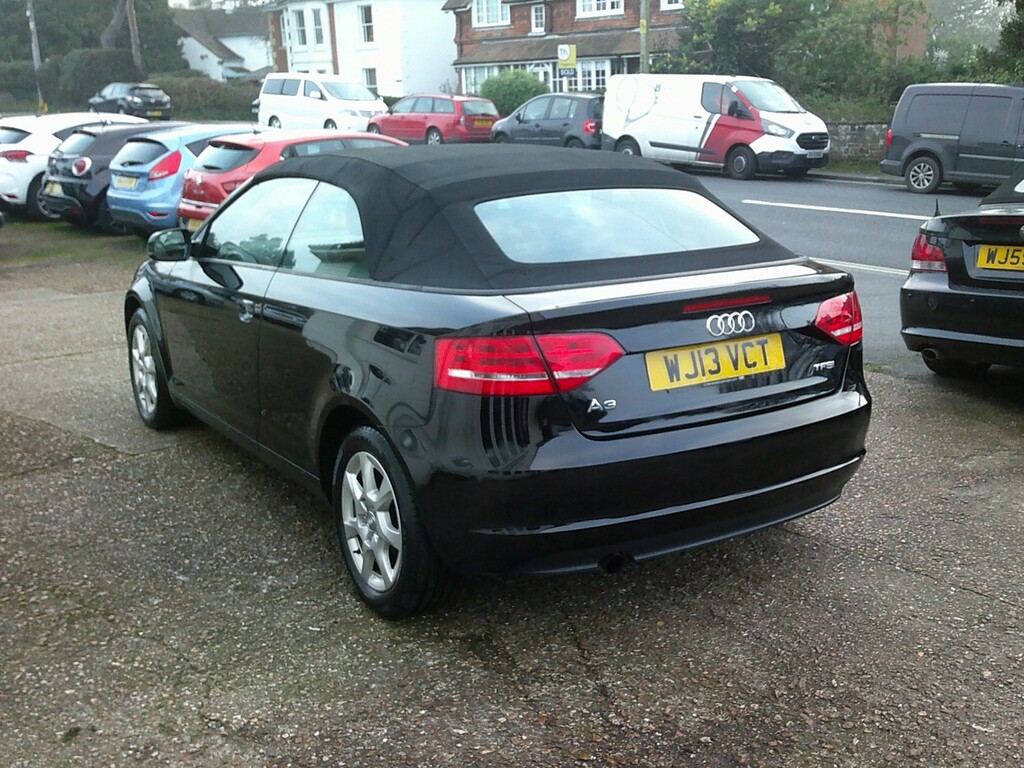 Audi A3 Cabriolet Convertible 1.2 Tfsi 2013 Black #4