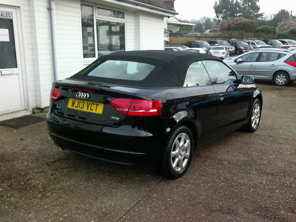 Audi A3 Cabriolet Convertible 1.2 Tfsi 2013 Black #2