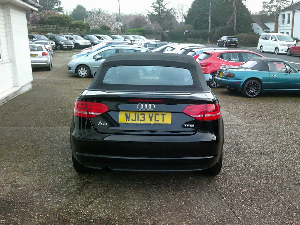 Audi A3 Cabriolet Convertible 1.2 Tfsi 2013 Black #3