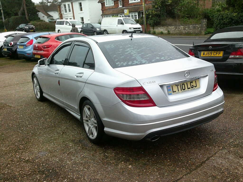 Mercedes-Benz C Class Saloon 1.8 C180 Blueefficiency Sport 2010 LT10LGJ Silver #4