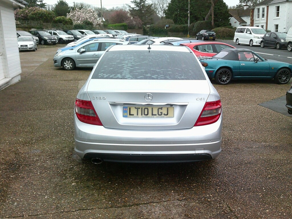 Mercedes-Benz C Class Saloon 1.8 C180 Blueefficiency Sport 2010 LT10LGJ Silver #3