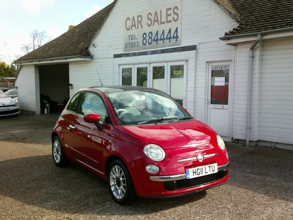 Fiat 500 Hatchback 1.2 500 1.2 Lounge Start Stop 2011 Red