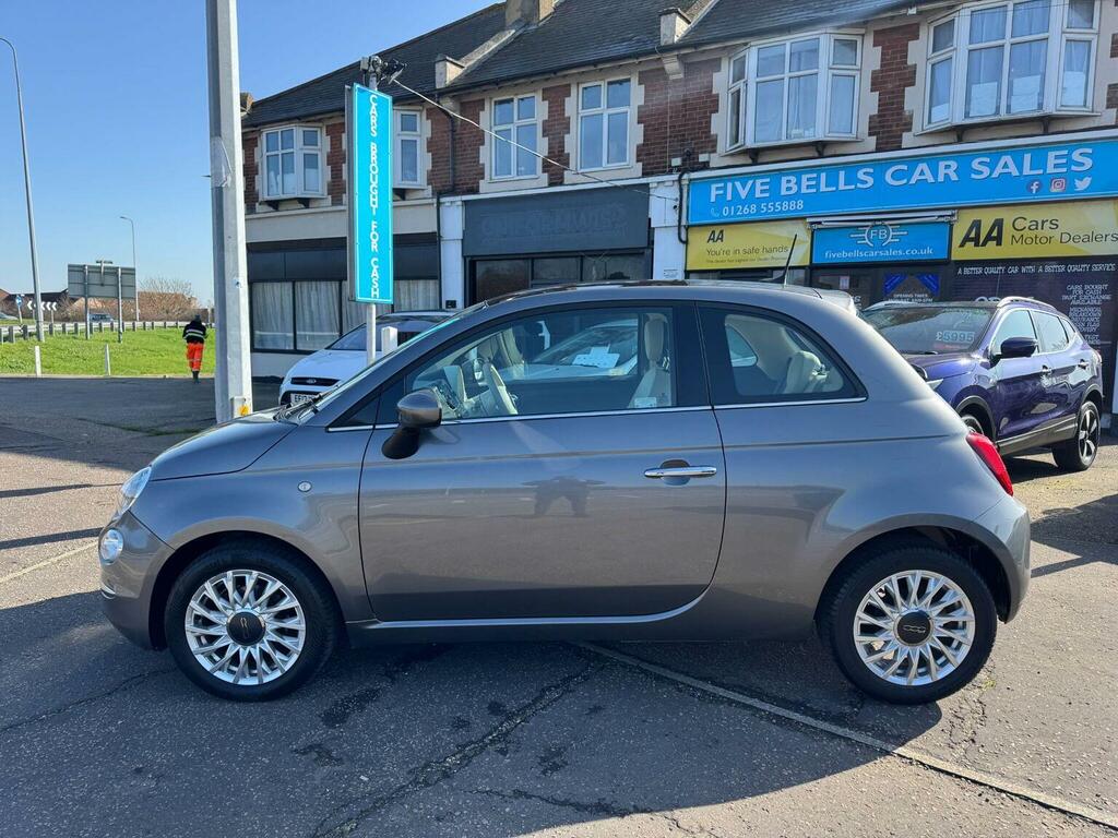 Fiat 500 Hatchback 1.2 Lounge Euro 6 Ss 201969 EX69XJK Grey #2