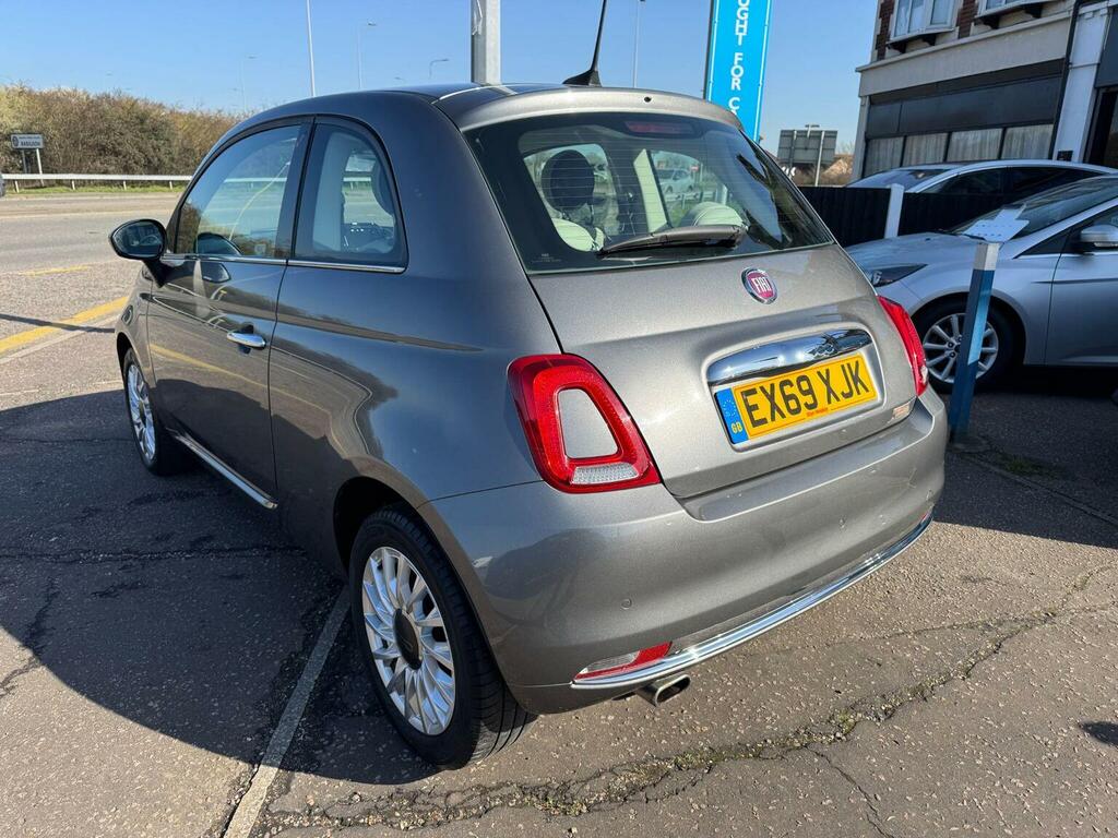 Fiat 500 Hatchback 1.2 Lounge Euro 6 Ss 201969 EX69XJK Grey #3