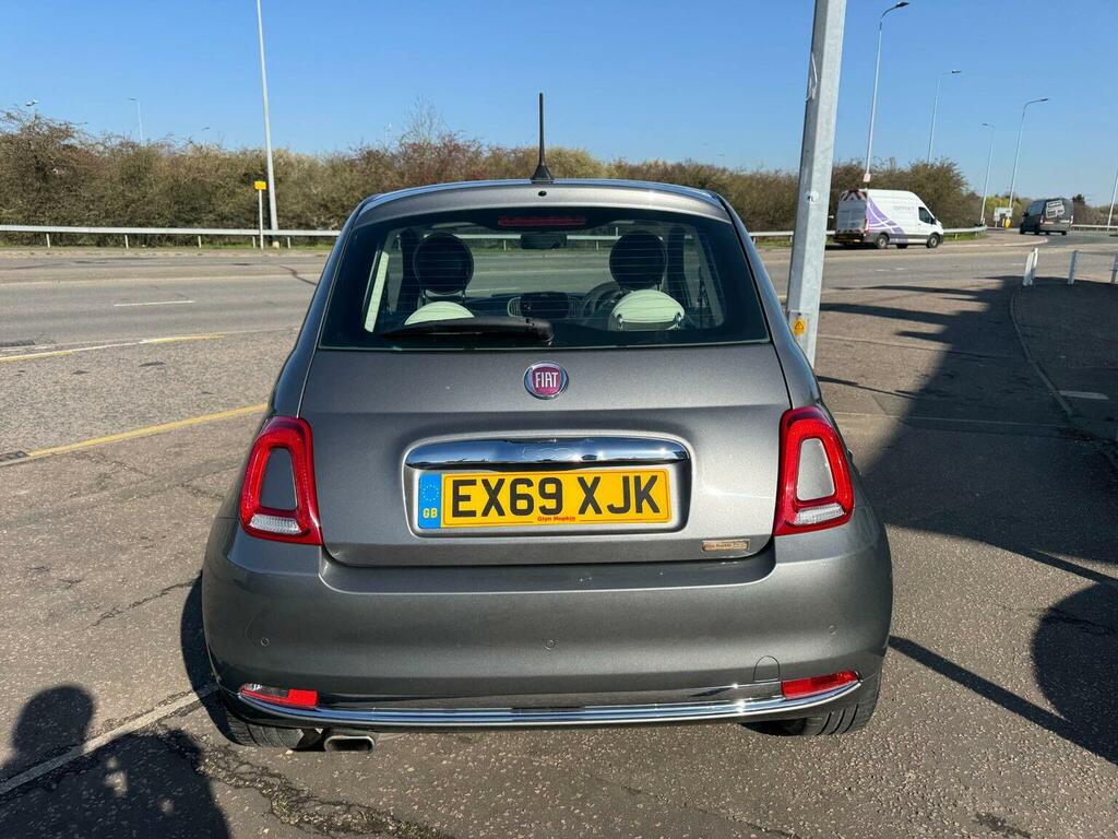 Fiat 500 Hatchback 1.2 Lounge Euro 6 Ss 201969 EX69XJK Grey #4