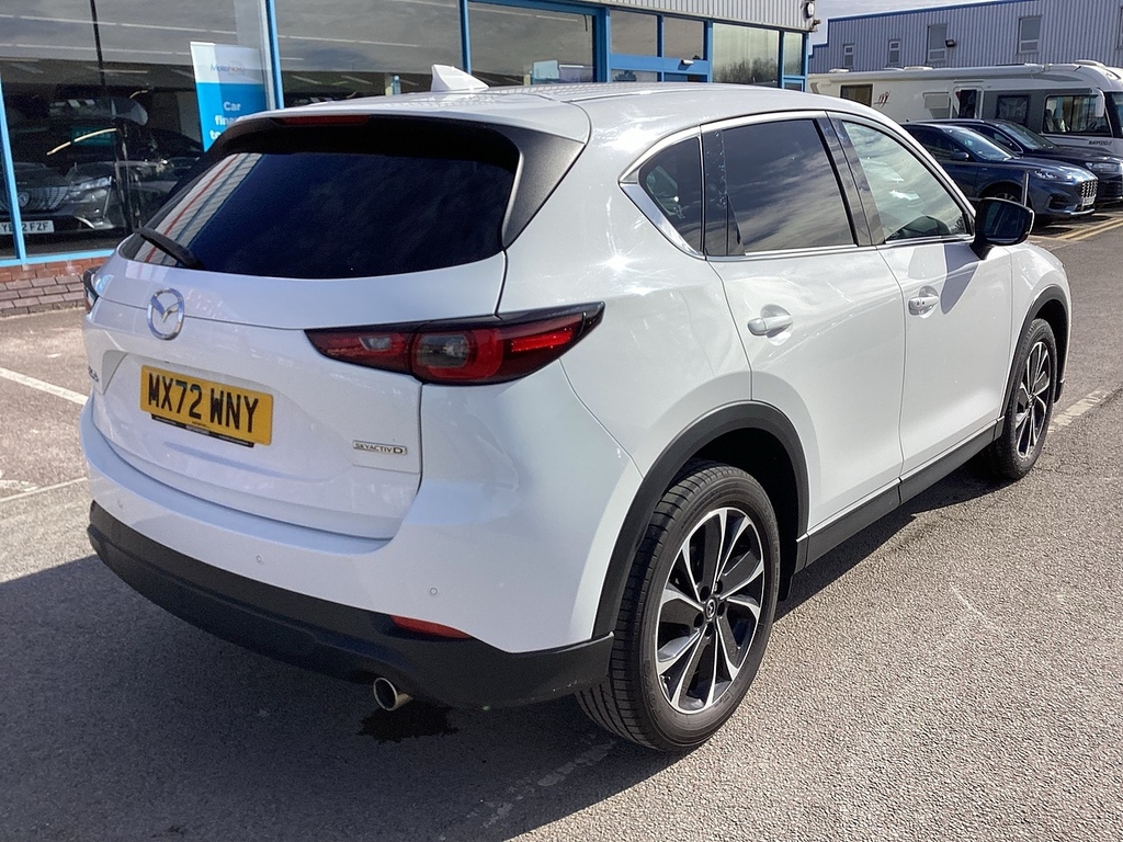 Mazda CX-5 Skyactiv-d Sport Edition MX72WNY White #4