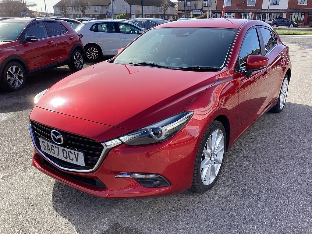 Mazda 3 Skyactiv-g Sport Nav SA67OCV Red #5