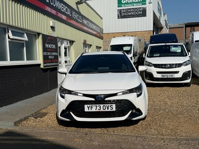 Toyota Corolla Vvt-h Car Derived Van YF73OVS White #4