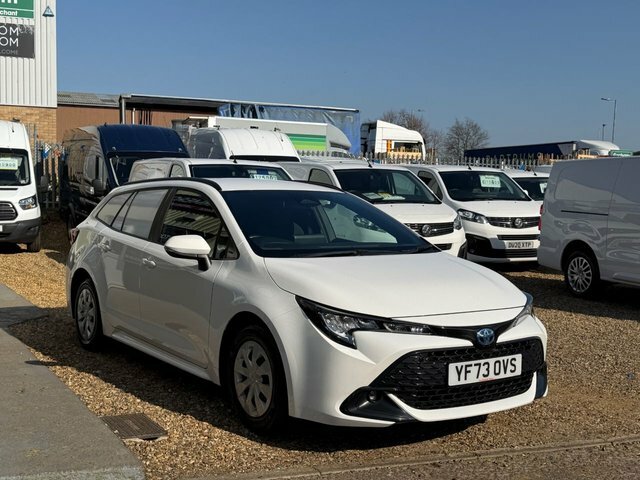Toyota Corolla Vvt-h Car Derived Van YF73OVS White #3