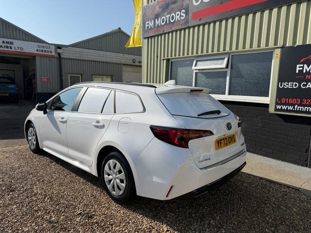 Toyota Corolla Vvt-h Car Derived Van YF73OVS White #5