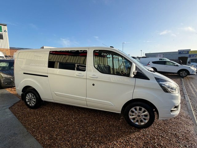 Ford Transit Custom 300 Ecoblue Limited Crew MW22YXD White #2