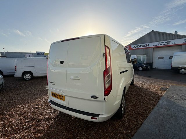 Ford Transit Custom 300 Ecoblue Limited Crew MW22YXD White #4