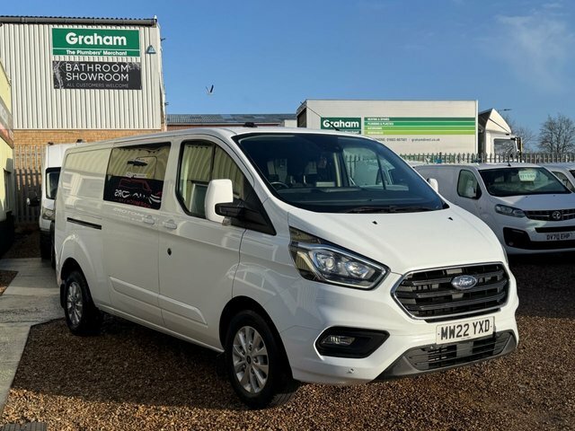 Ford Transit Custom 300 Ecoblue Limited Crew MW22YXD White #5