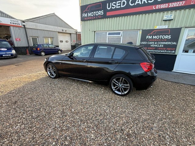 BMW 1 Series 118D M Sport Hatchback YK67OVO Black #2