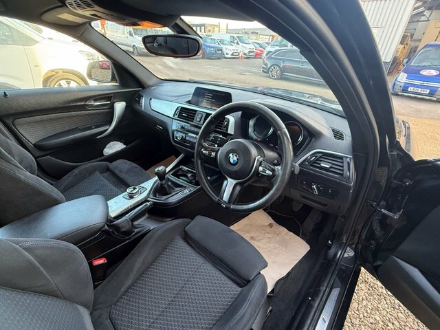 BMW 1 Series 118D M Sport Hatchback YK67OVO Black #3
